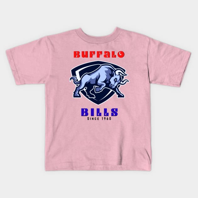 Buffalo Bills Kids T-Shirt by stylishkhan